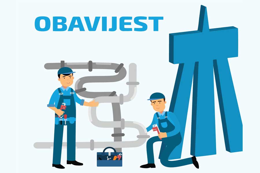 Obavijest Sisačkog vodovoda