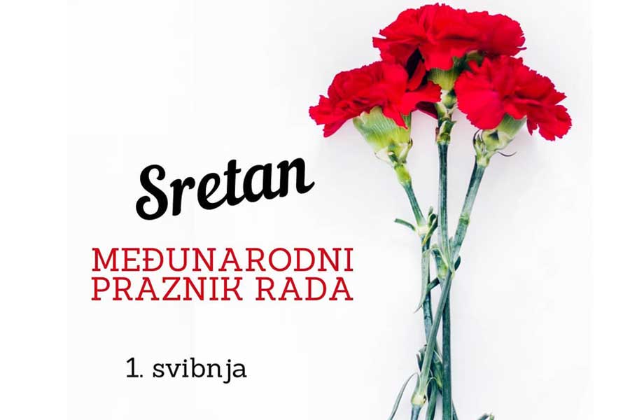 Čestitka za Međunarodni praznik rada