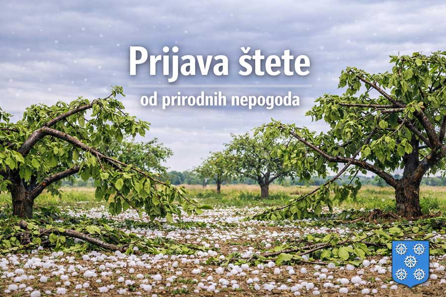 Obavijest Povjerenstva za procjenu šteta od prirodnih nepogoda na području Općine Sunja
